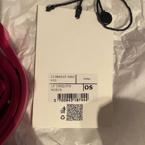 NWT Jacquemus Le Chiquito Noeud bag in pink - Picture 11 of 15